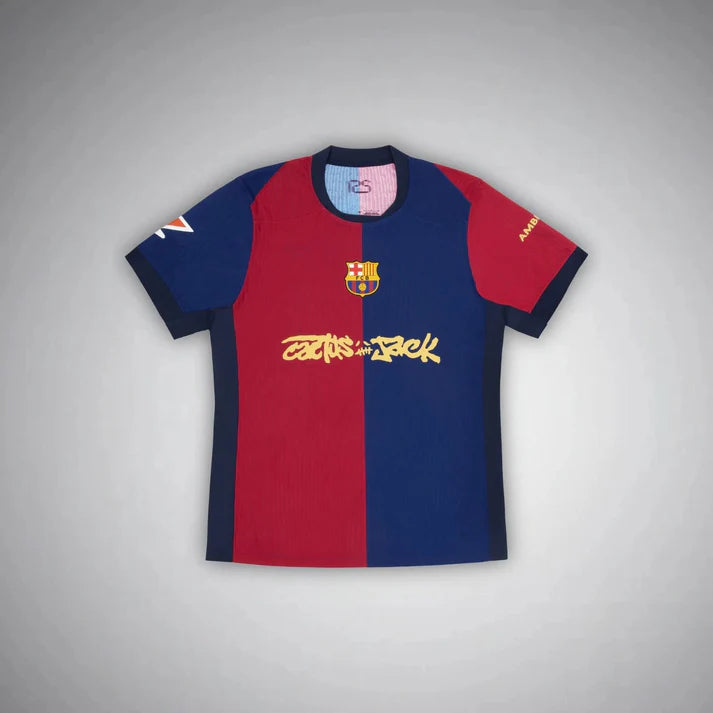Barcelona 2024/25 "Travis Scott" Home Kit